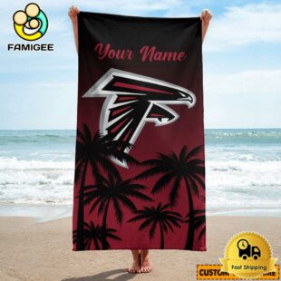 Atlanta Falcons Sporty Look Beach Towel For NFL Fans