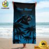 Carolina Panthers Sporty Look Beach Towel For NFL Fans
