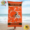 Cleveland Browns Design Summer Fan Beach Towel