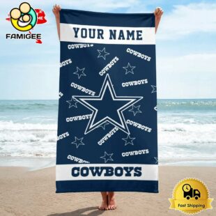 Dallas Cowboys Design Summer Fan Beach Towel