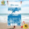 Detroit Lions Sporty Look Beach Towel For NFL Fans