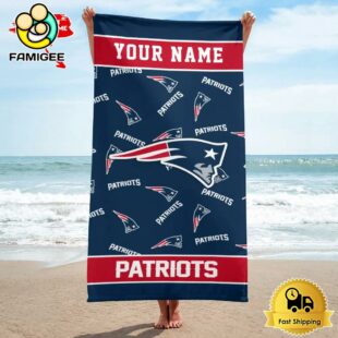 England Patriots Design Summer Fan Beach Towel