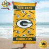 Green Bay Packers Design Summer Fan Beach Towel