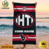 Houston Texans Bold NFL Logo Custom Beach Towel