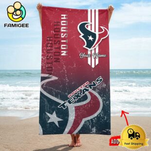 Houston Texans Dynamic Graphics Beach And Pool Towel For Fans
