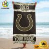 Indianapolis Colts Eye-Catching Colors Personalized Pool Towel