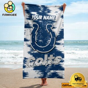 Indianapolis Colts Perfect For Vacation Logo Printed Beach Towel