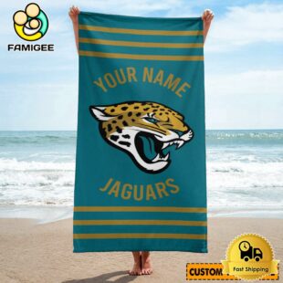 Jacksonville Jaguars Dynamic Graphics Beach And Pool Towel For Fans