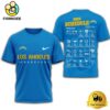 Limited Edition NFL Los Angeles Chargers Schedule 2025 T Shirt