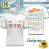 Limited Edition NFL Miami Dolphins Schedule 2025 T Shirt