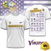 Limited Edition NFL Minnesota Vikings Schedule 2025 T Shirt