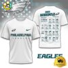 Limited Edition NFL Philadelphia Eagles Schedule 2025 T Shirt
