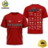 Limited Edition NFL San Francisco 49ers Schedule 2025 T Shirt