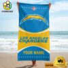 Los Angeles Chargers Sporty Look Beach Towel For NFL Fans