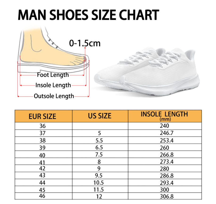 Size Men Running Shoes