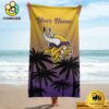 Minnesota Vikings Sporty Look Beach Towel For NFL Fans