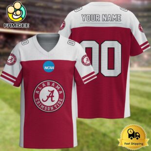NCAA Alabama Crimson Tide New Logo 2025 Custom Football Jersey