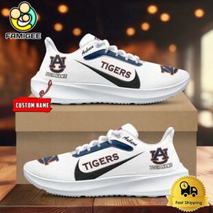 NCAA Auburn Tigers Custom Lightweight Running Shoes For Sports Fans