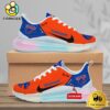 NCAA Boise State Broncos Team Logo Custom Women's Rainbow Atmospheric Cushion Running Shoes