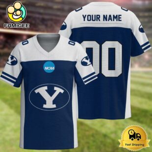 NCAA BYU Cougars New Logo 2025 Custom Football Jersey
