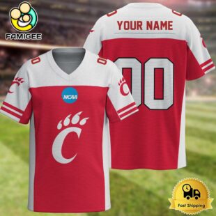 NCAA Cincinnati Bearcats New Logo 2025 Custom Football Jersey