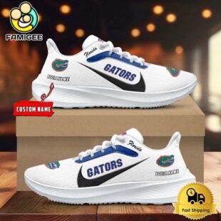 NCAA Florida Gators Custom Lightweight Running Shoes For Sports Fans