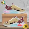 NCAA Florida State Seminoles Team Logo Custom Women's Rainbow Atmospheric Cushion Running Shoes