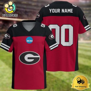 NCAA Georgia Bulldogs New Logo 2025 Custom Football Jersey