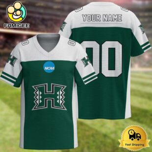 NCAA Hawaii Rainbow Warriors New Logo 2025 Custom Football Jersey