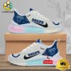 NCAA Indianapolis Colts Team Logo Custom Women's Rainbow Atmospheric Cushion Running Shoes