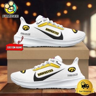 NCAA Iowa Hawkeyes Custom Lightweight Running Shoes For Sports Fans