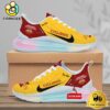 NCAA Iowa State Cyclones Team Logo Custom Women's Rainbow Atmospheric Cushion Running Shoes