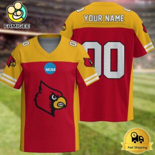 NCAA Louisville Cardinals New Logo 2025 Custom Football Jersey