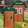 NCAA Miami Hurricanes New Logo 2025 Custom Football Jersey