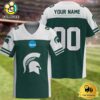 NCAA Michigan State Spartans New Logo 2025 Custom Football Jersey