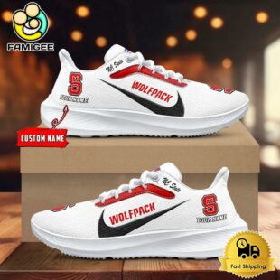 NCAA NC State Wolfpack Custom Lightweight Running Shoes For Sports Fans
