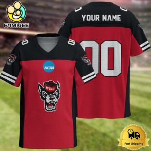 NCAA NC State Wolfpack New Logo 2025 Custom Football Jersey