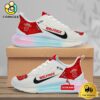 NCAA Nc State Wolfpack Team Logo Custom Women's Rainbow Atmospheric Cushion Running Shoes