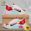 NCAA Nebraska Cornhuskers Team Logo Custom Women's Rainbow Atmospheric Cushion Running Shoes
