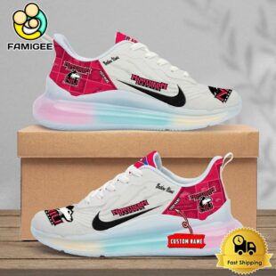 NCAA Northern Illinois Huskies Team Logo Custom Women's Rainbow Atmospheric Cushion Running Shoes