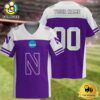 NCAA Northwestern Wildcats New Logo 2025 Custom Football Jersey