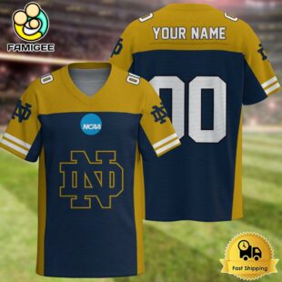 NCAA Notre Dame Fighting Irish New Logo 2025 Custom Football Jersey