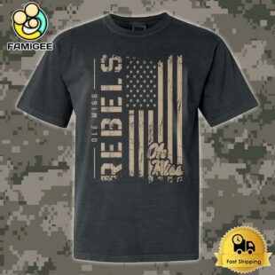 NCAA Ole Miss Rebels Military Appreciation Flag T Shirt