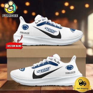 NCAA Penn State Nittany Lions Custom Lightweight Running Shoes For Sports Fans