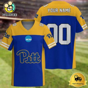 NCAA Pittsburgh Panthers New Logo 2025 Custom Football Jersey