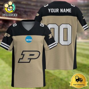 NCAA Purdue Boilermakers New Logo 2025 Custom Football Jersey