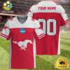 NCAA SMU Mustangs New Logo 2025 Custom Football Jersey