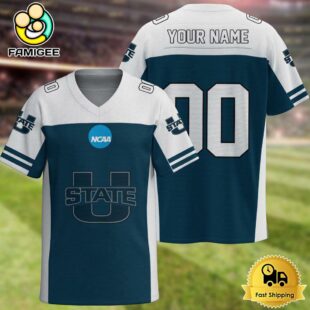NCAA Utah State Aggies New Logo 2025 Custom Football Jersey