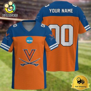 NCAA Virginia Cavaliers New Logo 2025 Custom Football Jersey