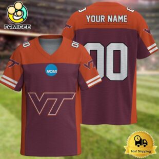 NCAA Virginia Tech Hokies New Logo 2025 Custom Football Jersey